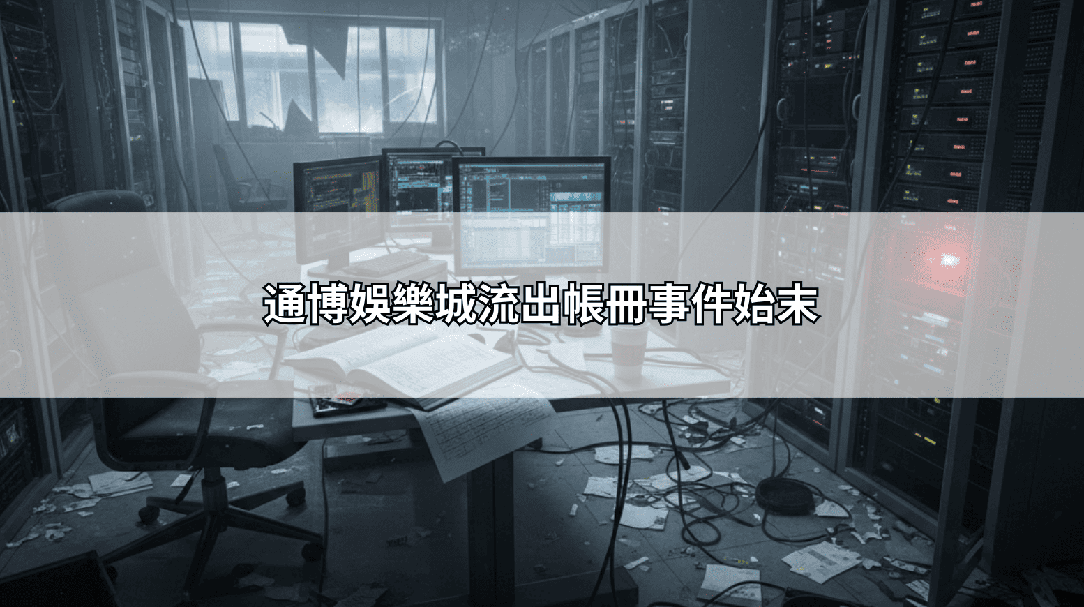 通博娛樂城流出帳冊事件始末